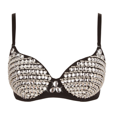 Cottelli Collection Reggiseno Glitter Argento